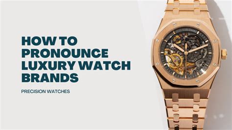 pronunciation of audemars piguet.